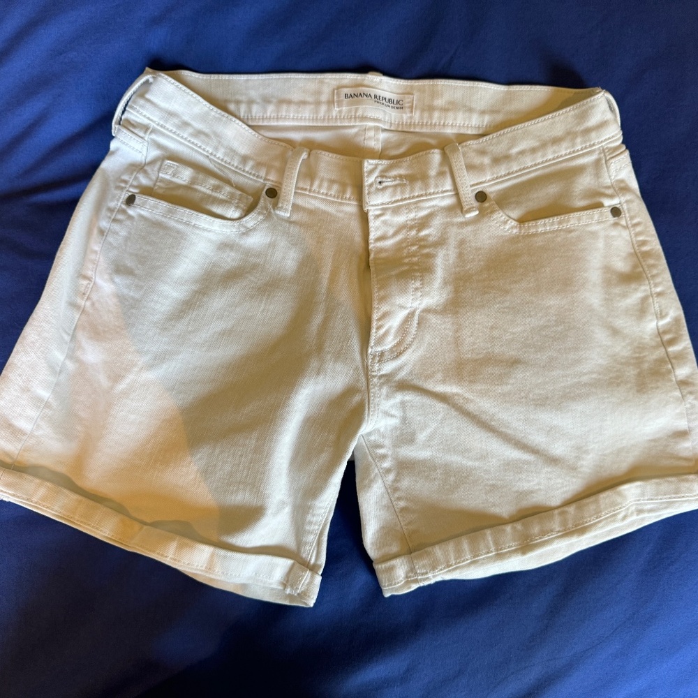 Banana Republic Premium Denim 25 Roll Up Short